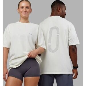 LSKD Run Club Washed Heavyweight Oversized Tee Digital Mist  Mens Medium NWT NEW